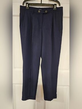 Mango Women's Suit Pants Dark Navy Size 8